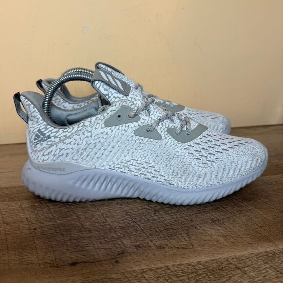 Adidas Alphabounce BW1132 White & Gray Shoes women’s size 8 - Picture 2 of 9